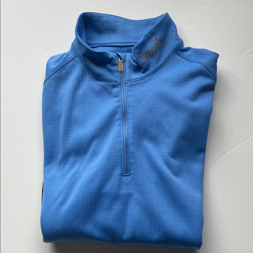 Swix Women's Blue Quarter-Zip Top